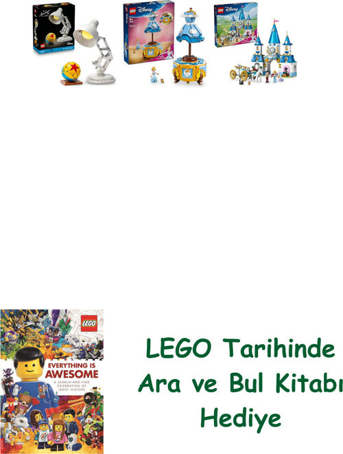 ® Disney Seti 154 (21357 + 43266 + 43275) + Ara Ve Bul Kitabı Hediye