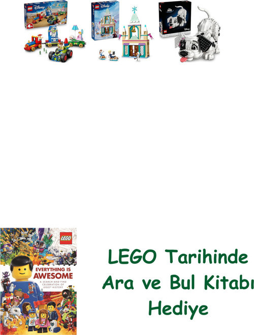 ® Disney Seti 159 (43264 + 43265 + 43269) + Ara Ve Bul Kitabı Hediye