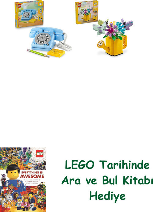 ® Creator Seti 23 (31174 + 31149) + Ara Ve Bul Kitabı Hediye