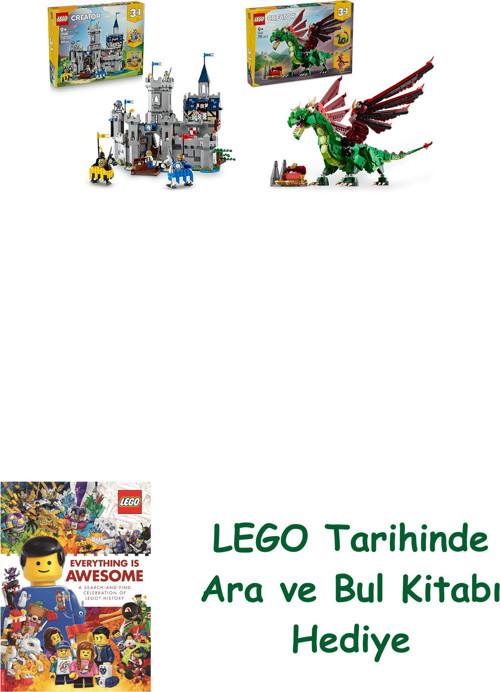 ® Creator Seti 56 (31168 + 31161) + Ara Ve Bul Kitabı Hediye