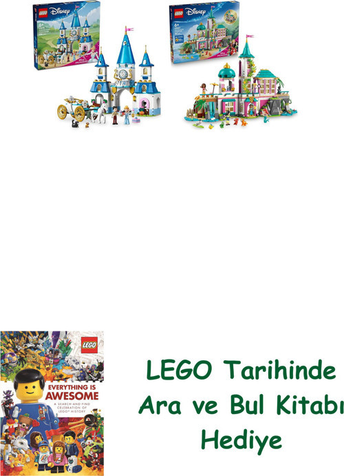 ® Disney Seti 30 (43275 + 43267) + Ara Ve Bul Kitabı Hediye