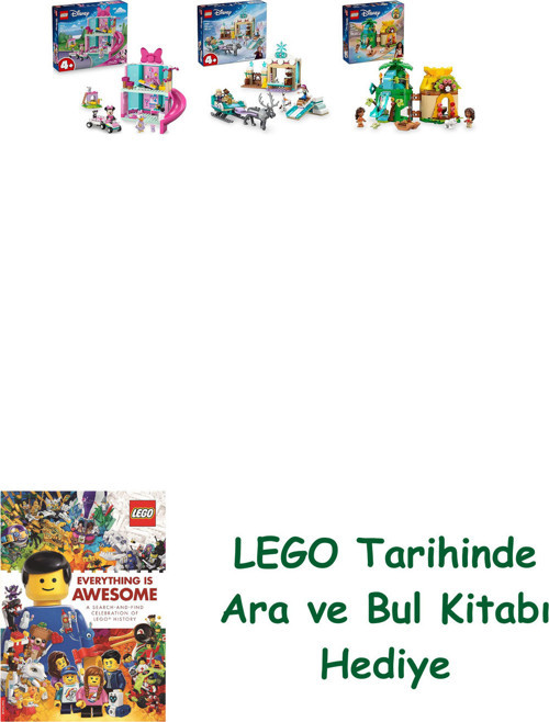 ® Disney Seti 168 (43274 + 43256 + 43260) + Ara Ve Bul Kitabı Hediye