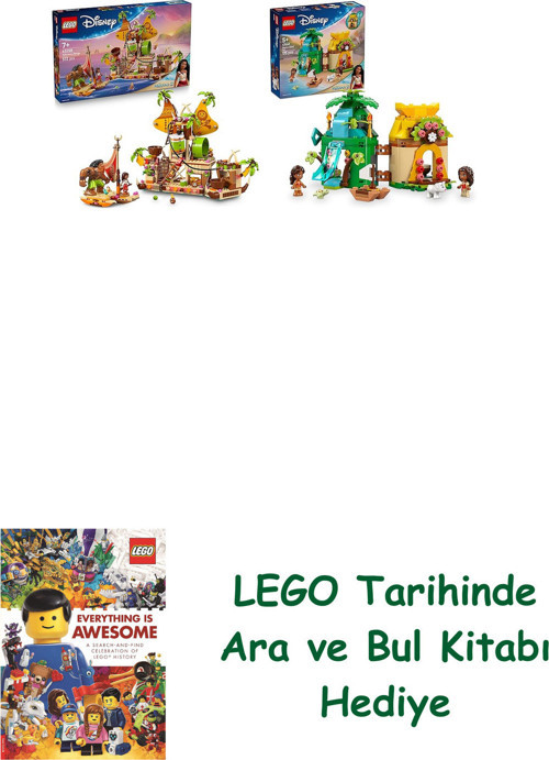 ® Disney Seti 9 (43258 + 43260) + Ara Ve Bul Kitabı Hediye