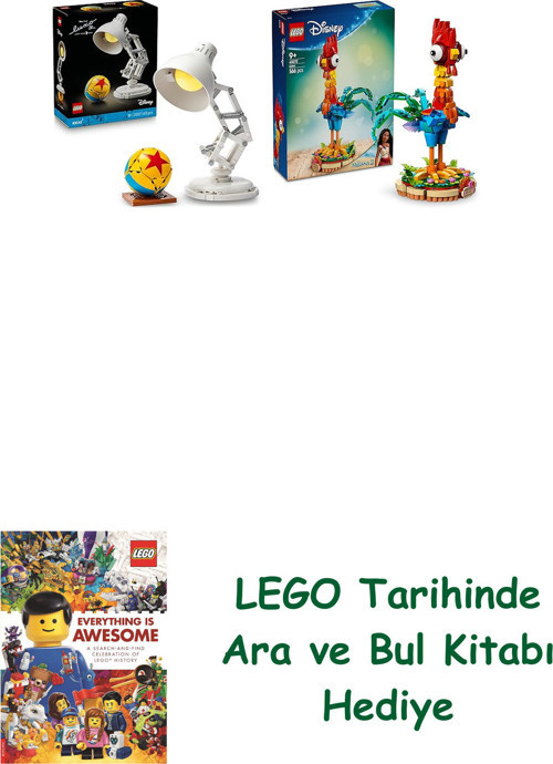 ® Disney Seti 8 (21357 + 43272) + Ara Ve Bul Kitabı Hediye