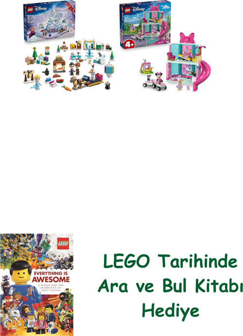 ® Disney Seti 47 (43273 + 43274) + Ara Ve Bul Kitabı Hediye
