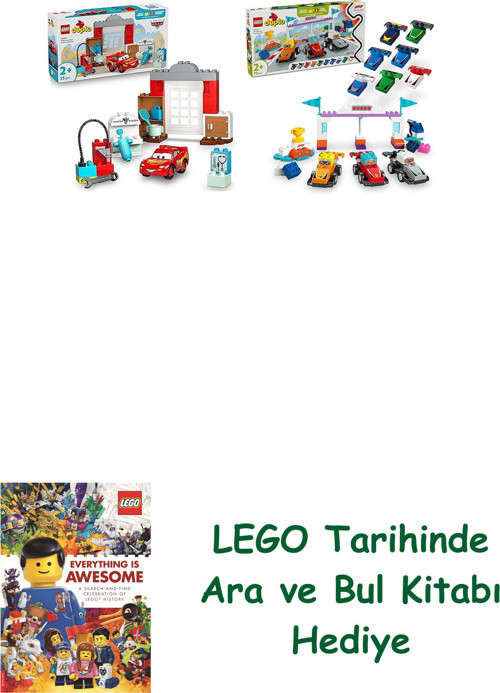 ® Duplo Seti 125 (10456 + 10445) + Ara Ve Bul Kitabı Hediye