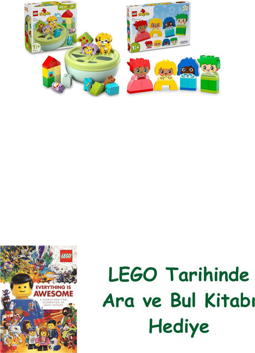 ® Duplo Seti 12 (10441 + 10415) + Ara Ve Bul Kitabı Hediye