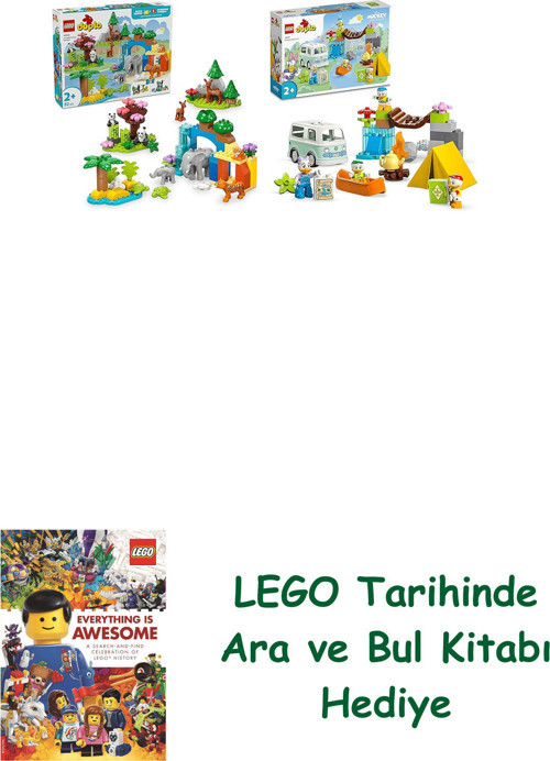® Duplo Seti 81 (10446 + 10997) + Ara Ve Bul Kitabı Hediye