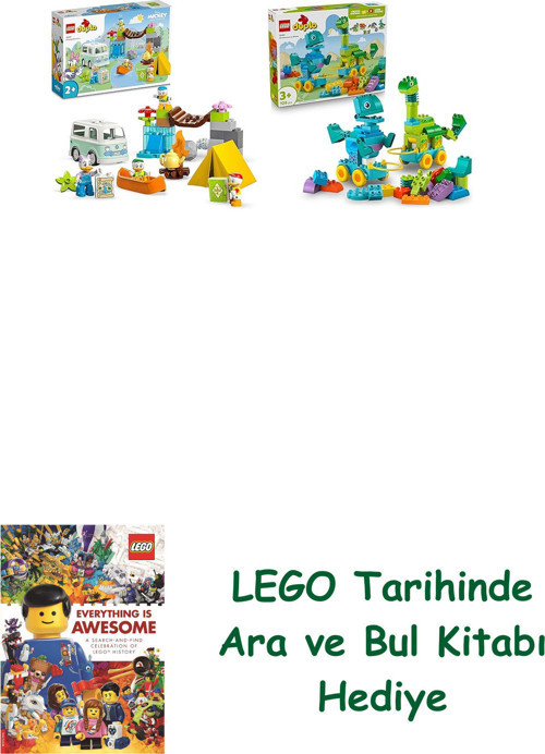 ® Duplo Seti 189 (10997 + 10451) + Ara Ve Bul Kitabı Hediye