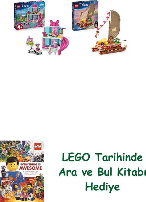 ® Disney Seti 43 (43274 + 43270) + Ara Ve Bul Kitabı Hediye