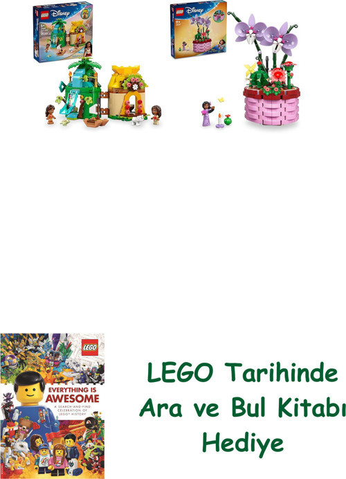 ® Disney Seti 62 (43260 + 43237) + Ara Ve Bul Kitabı Hediye