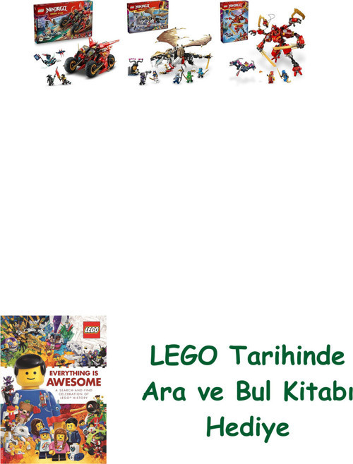 ® Ninjago Seti 122 (71844 + 71809 + 71812)