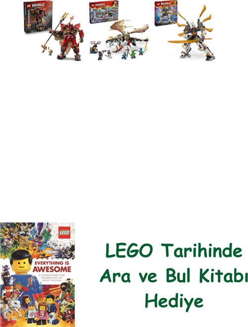 ® Ninjago Seti 124 (71846 + 71809 + 71821)
