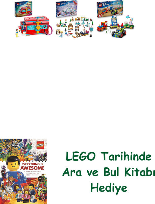 ® Disney Seti 157 (43276 + 43273 + 43264) + Ara Ve Bul Kitabı Hediye