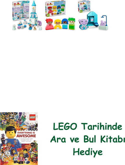 ® Duplo Seti 246 (10455 + 10415 + 10413) + Ara Ve Bul Kitabı Hediye
