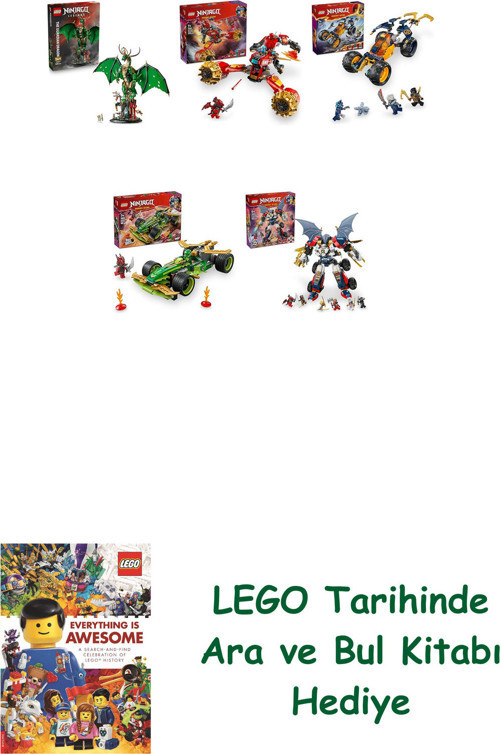 ® Ninjago Seti 387 (71847 + 71830 + 71811 + 71828 + 71834)