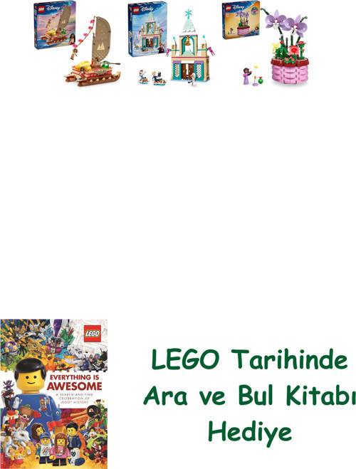 ® Disney Seti 139 (43270 + 43265 + 43237) + Ara Ve Bul Kitabı Hediye