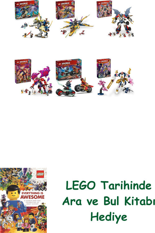® Ninjago Seti 436 (71843 + 71833 + 71834 + 71832 + 71838 + 71807)