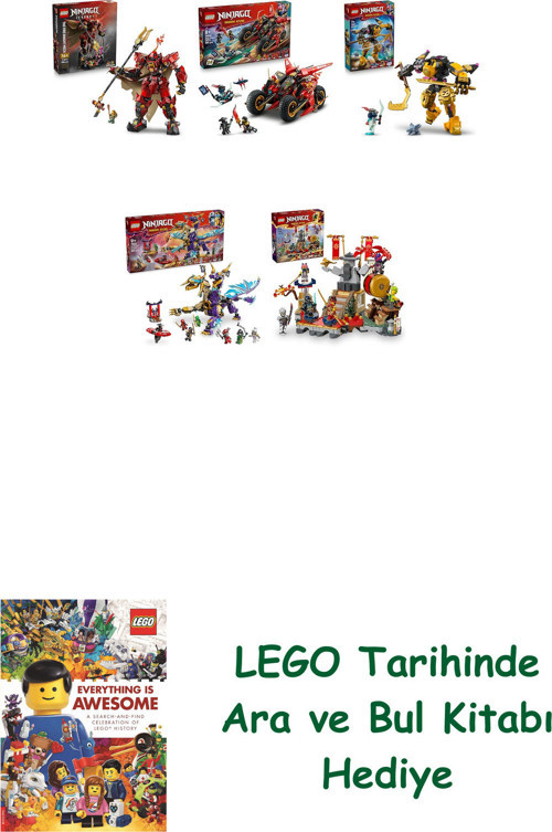 ® Ninjago Seti 346 (71846 + 71844 + 71839 + 71836 + 71818)