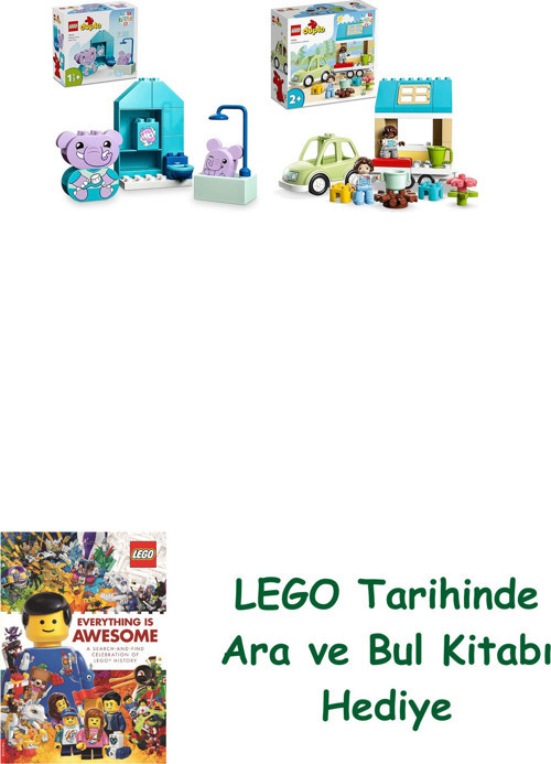 ® Duplo Seti 78 (10413 + 10986) + Ara Ve Bul Kitabı Hediye