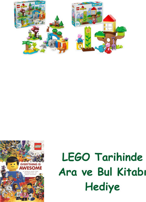 ® Duplo Seti 88 (10446 + 10431) + Ara Ve Bul Kitabı Hediye