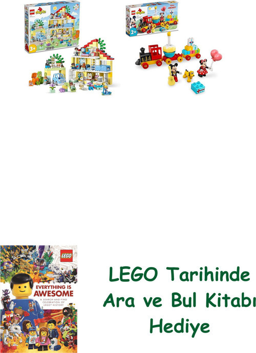 ® Duplo Seti 95 (10994 + 10941) + Ara Ve Bul Kitabı Hediye