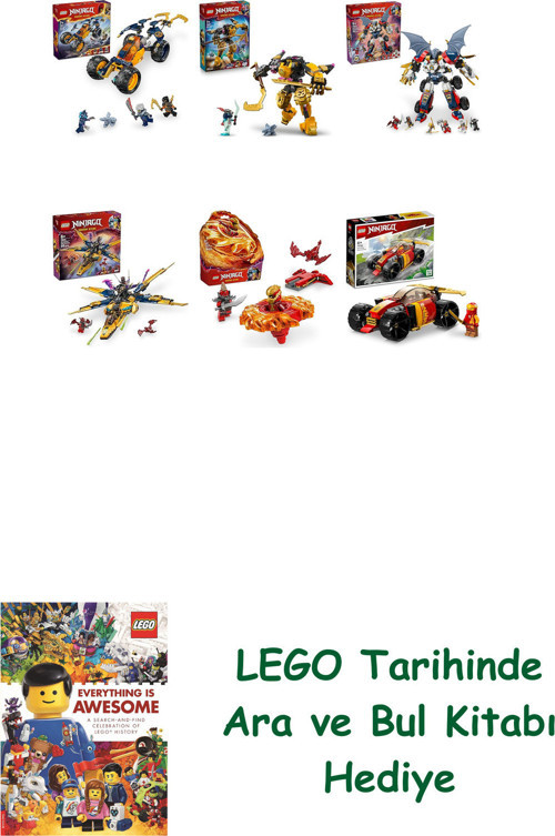 ® Ninjago Seti 480 (71811 + 71839 + 71834 + 71833 + 71823 + 71780)