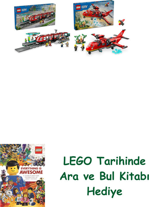 ® City Seti 26 (60423 + 60413) + Ara Ve Bul Kitabı Hediye + Ara Ve Bul Kitabı Hediye