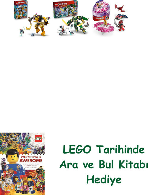 ® Ninjago Seti 188 (71839 + 71845 + 71824)