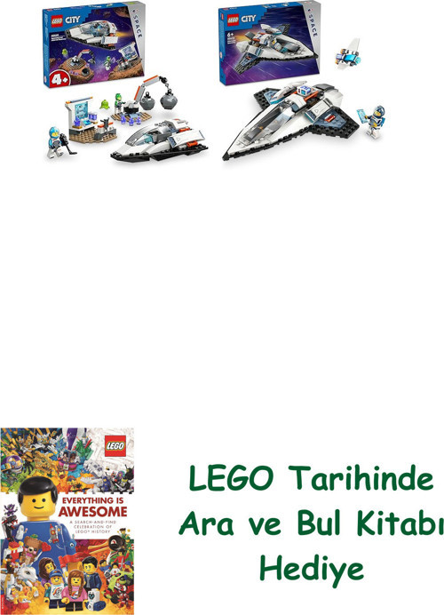 ® City Seti 165 (60429 + 60430) + Ara Ve Bul Kitabı Hediye + Ara Ve Bul Kitabı Hediye