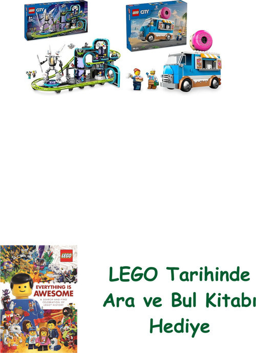 ® City Seti 68 (60421 + 60452) + Ara Ve Bul Kitabı Hediye + Ara Ve Bul Kitabı Hediye