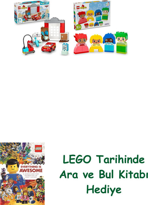 ® Duplo Seti 193 (10456 + 10415) + Ara Ve Bul Kitabı Hediye