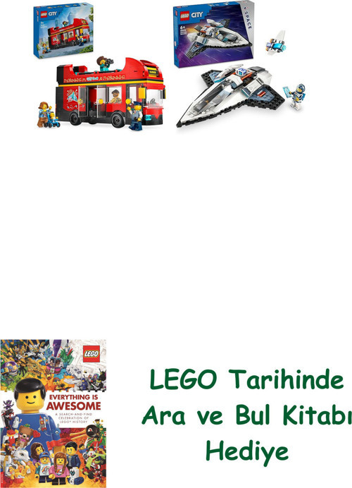® City Seti 192 (60407 + 60430) + Ara Ve Bul Kitabı Hediye + Ara Ve Bul Kitabı Hediye