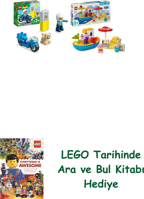® Duplo Seti 9 (10967 + 10432) + Ara Ve Bul Kitabı Hediye