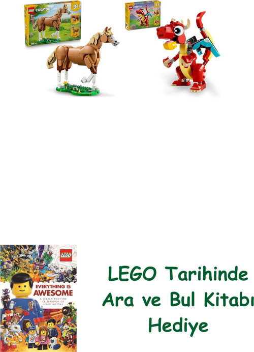 ® Creator Seti 22 (31166 + 31145) + Ara Ve Bul Kitabı Hediye