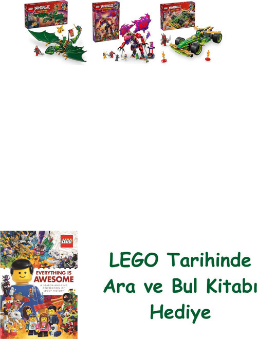 ® Ninjago Seti 105 (71829 + 71832 + 71828)