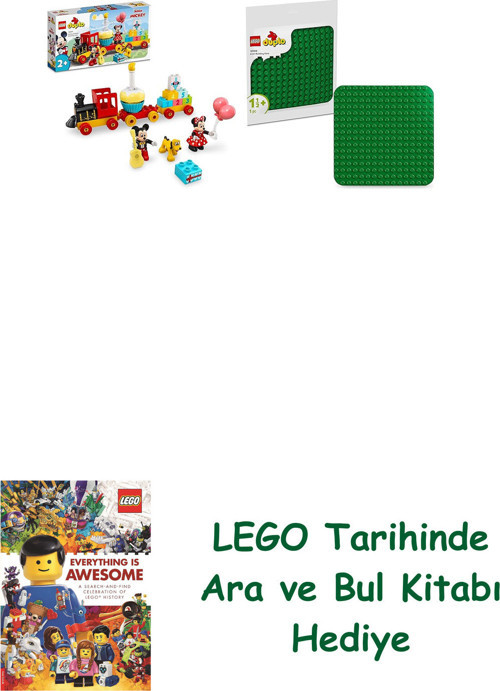 ® Duplo Seti 61 (10941 + 10460) + Ara Ve Bul Kitabı Hediye