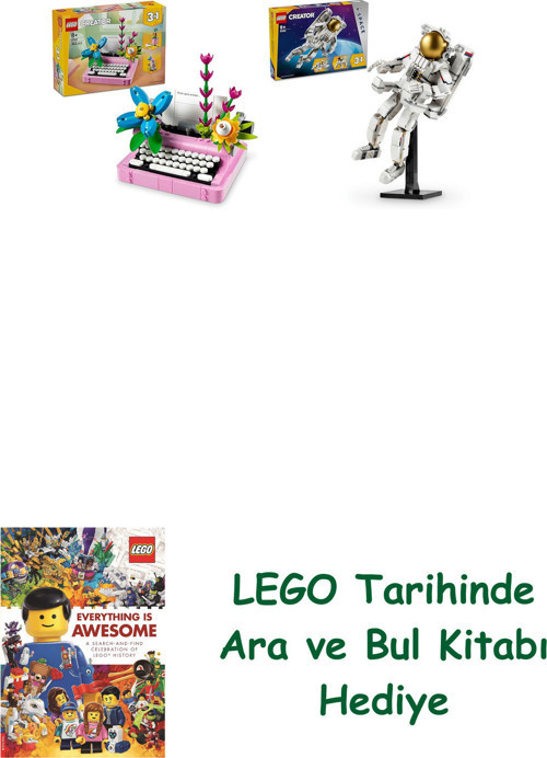 ® Creator Seti 38 (31169 + 31152) + Ara Ve Bul Kitabı Hediye
