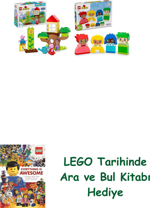 ® Duplo Seti 67 (10431 + 10415) + Ara Ve Bul Kitabı Hediye