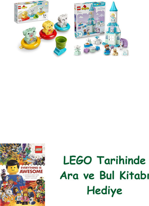 ® Duplo Seti 87 (10965 + 10455) + Ara Ve Bul Kitabı Hediye