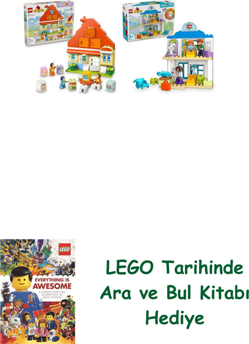 ® Duplo Seti 179 (10459 + 10449) + Ara Ve Bul Kitabı Hediye