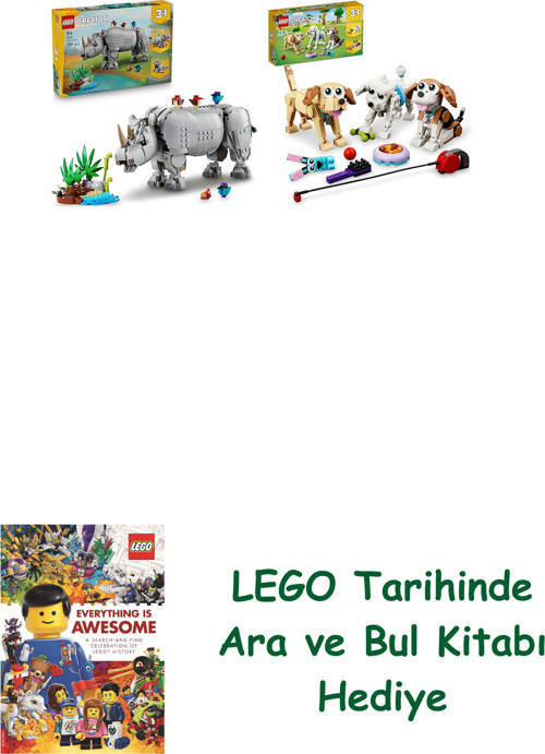 ® Creator Seti 69 (31171 + 31137) + Ara Ve Bul Kitabı Hediye