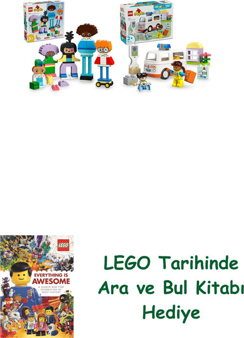 ® Duplo Seti 113 (10423 + 10447) + Ara Ve Bul Kitabı Hediye