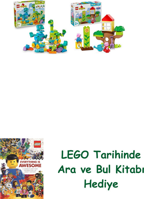 ® Duplo Seti 79 (10451 + 10431) + Ara Ve Bul Kitabı Hediye