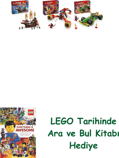 ® Ninjago Seti 175 (71848 + 71830 + 71828)