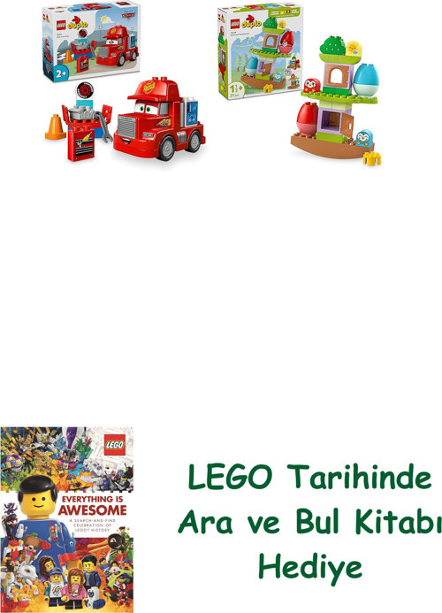 ® Duplo Seti 21 (10417 + 10440) + Ara Ve Bul Kitabı Hediye