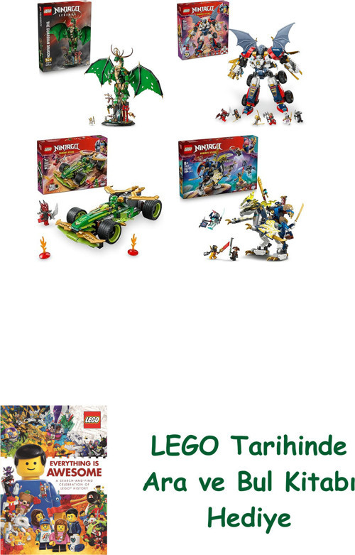 ® Ninjago Seti 213 (71847 + 71834 + 71828 + 71843)