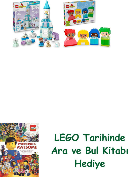 ® Duplo Seti 23 (10455 + 10415) + Ara Ve Bul Kitabı Hediye