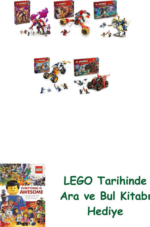 ® Ninjago Seti 311 (71832 + 71830 + 71843 + 71811 + 71844)