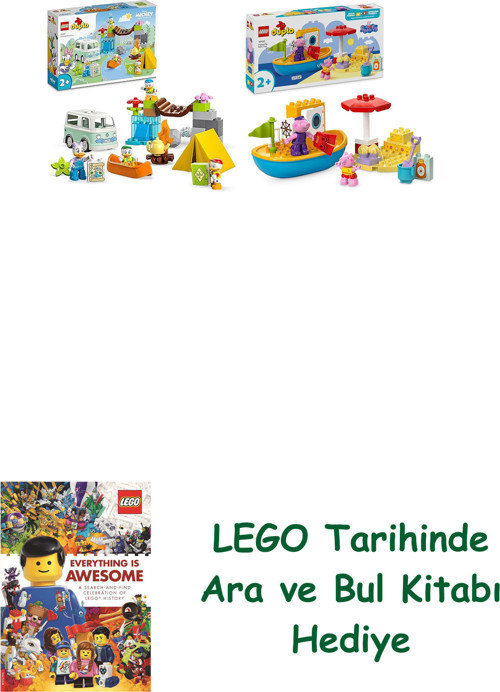 ® Duplo Seti 173 (10997 + 10432) + Ara Ve Bul Kitabı Hediye
